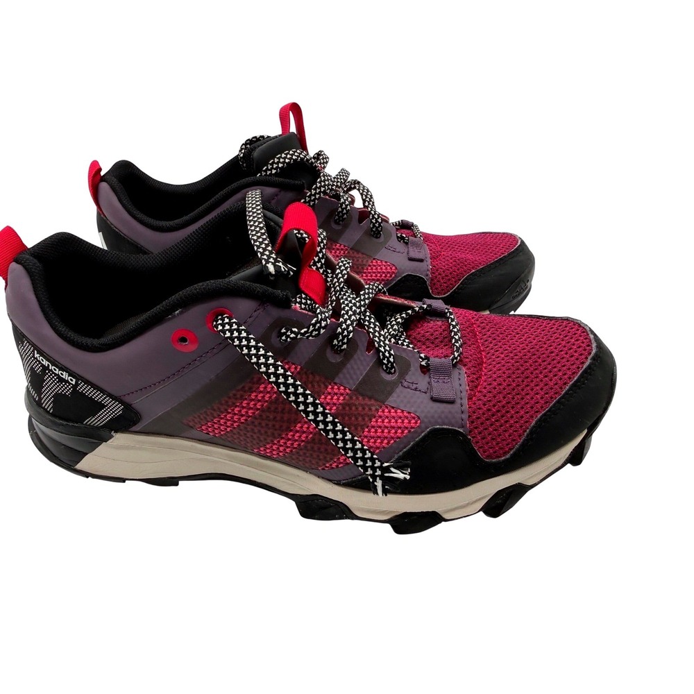 Adidas Kanadia 7 TR Trail Running Shoes Womens Size 8 Pink Purple AQ4813 - Picture 2 of 11